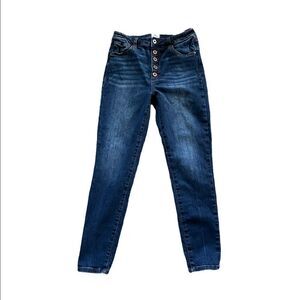 A2 Button Front Skinny Jeans Size 27
